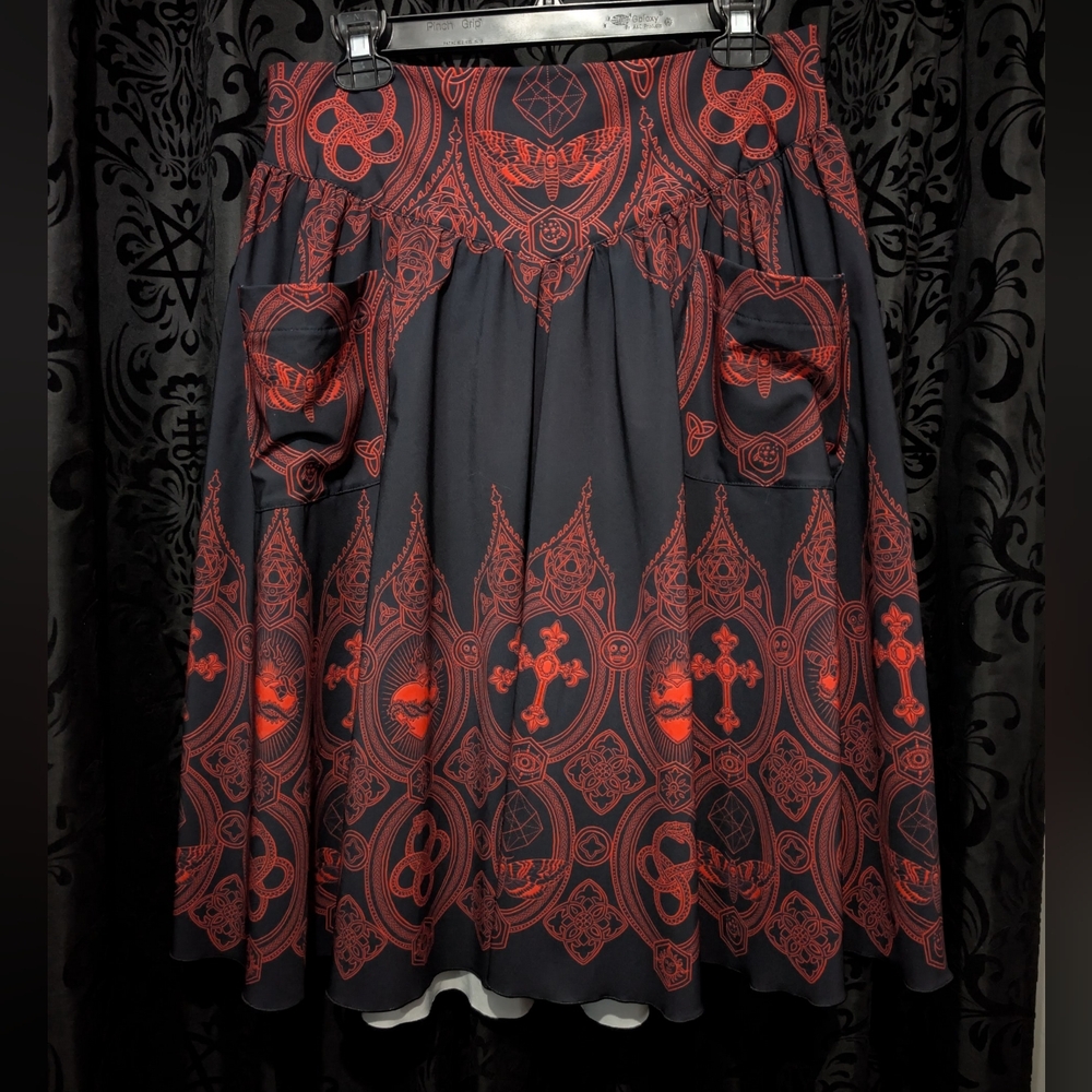 Blackmilk Invocation Yoke Midi Skirt Limited Size L - Picture 2 of 6